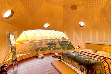 Geodesic Dome Tent Hotel