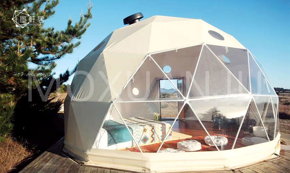 8m de diámetro Igloo domo geodésico la estructura de acero de la carpa de  camping de lujo del Hotel Casa domo domo redondo Glamping tienda - China  Cúpula geodésica cúpula carpa carpa