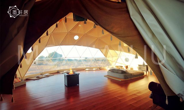 luxury geo dome Glamping 1