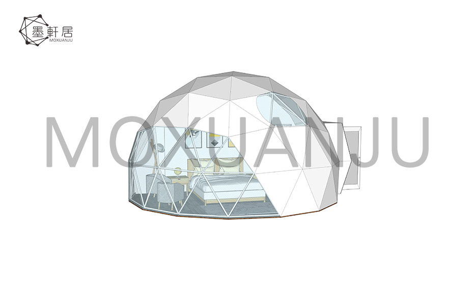 Geodesic Dome Tent hotel structure chart