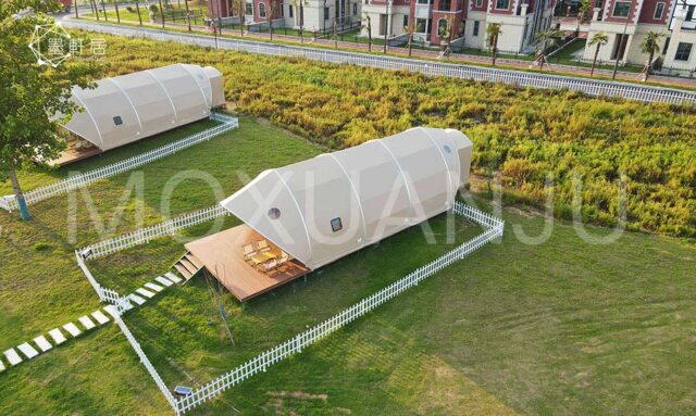 4m Shell Shape Glamping Tent (2)