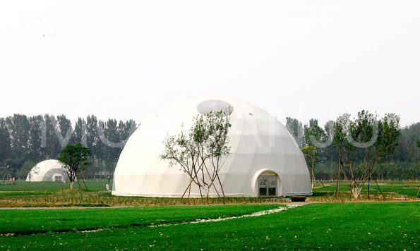 Geodesic dome tent