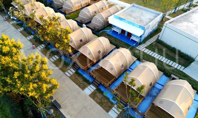 Shell Shape Permanent Tent Structures