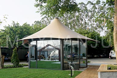 Hexagonal Glamping Safari Tent 8