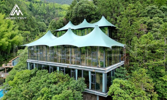 Multi Peak Glamping Safari Tent (2)