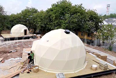 6 Meter Glamping Dome With Bathroom
