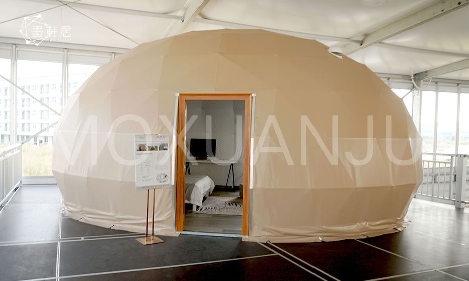 Elliptical Glamping domes