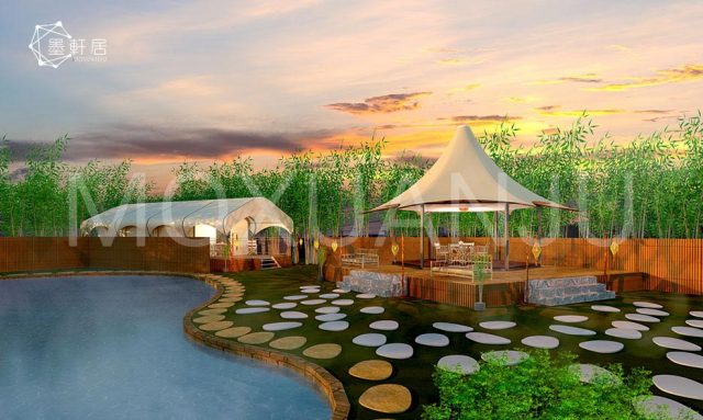 Eco Friendly Glamping Tent for Resort and Hotel