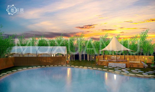 Eco Resort Tent for hot spring