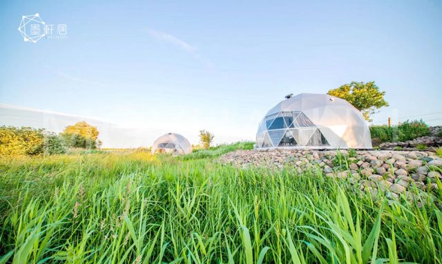 Eco Living Dome with Viewing Deck