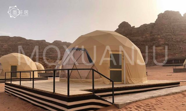 Glamping at Desert Luxury Camp