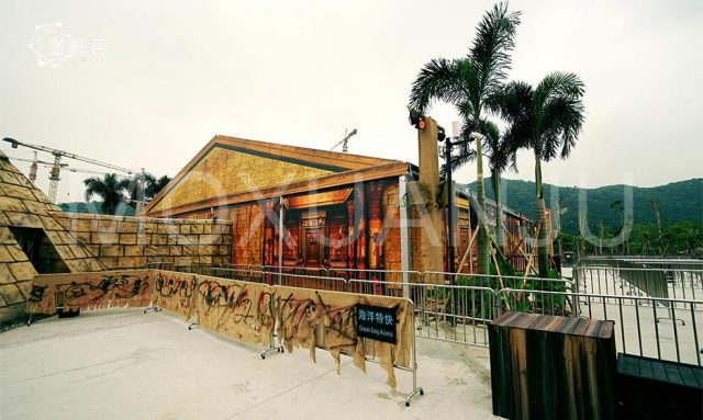 Theme parks temporary building and design