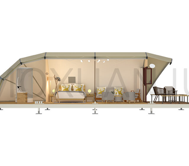 4m Shell Shape Glamping Tent Design 1