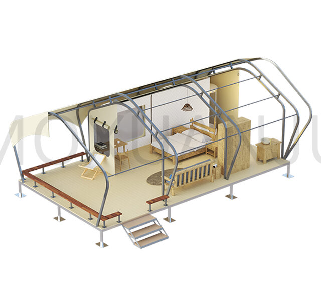 Hawaii Glamping Tent design 1