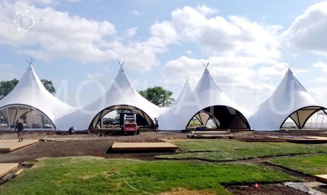 Large Teepee Glamping Tent 1 1