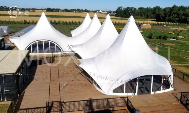 Large Teepee Glamping Tent 2 1