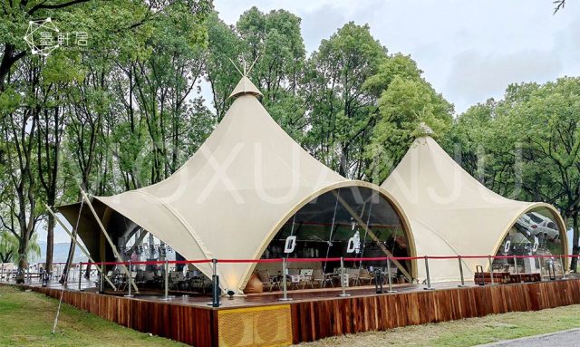 Large Teepee Tent for Outdoor Dining 2