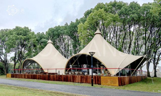 Large Teepee Tent for Outdoor Dining 3