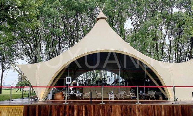 Large Teepee Tent for Outdoor Dining 4