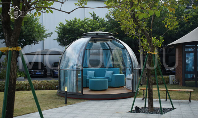 crystal dome glamping house 1