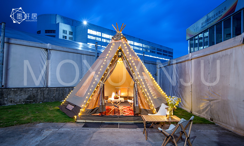 Grande Tente Glamping Tipi - Tente Glamping MoxuanJu