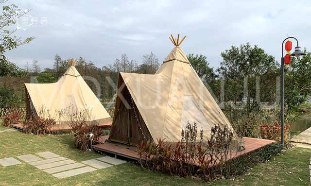 Cotton Canvas Mini tipi for camping