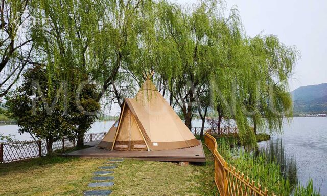 Outdoor Camping Tipi Glamping Tent 1 1 1