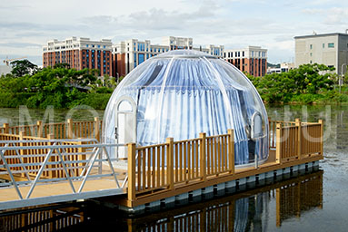 Transparent Dome House 1