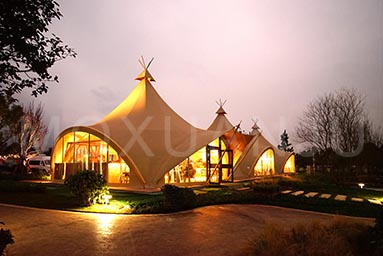 Outdoor Teepee Tent Reception Venues 1