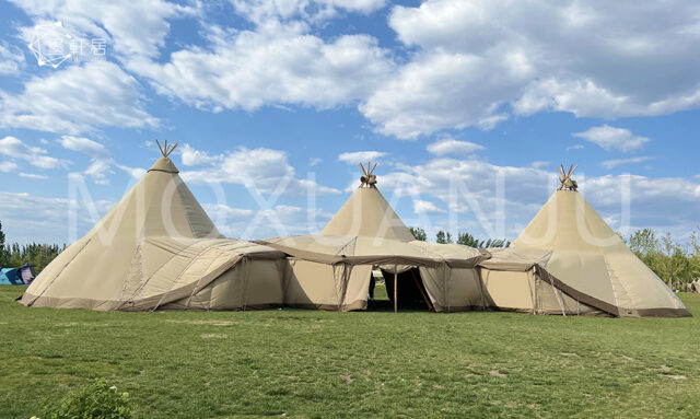 72 people Giant Hat Tipi Tent
