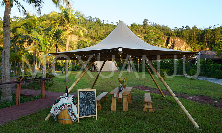 Luxury Canvas Tipi Bell Tent