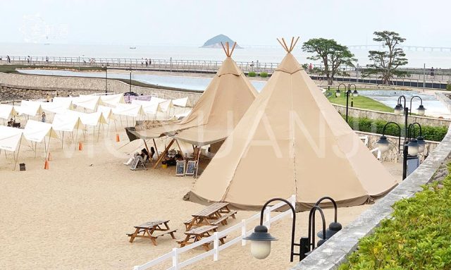 Beach teepee images