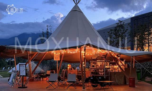 The Indian party tent
