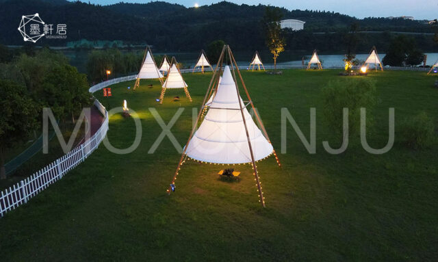 Bamboo Tipi Tent (2)