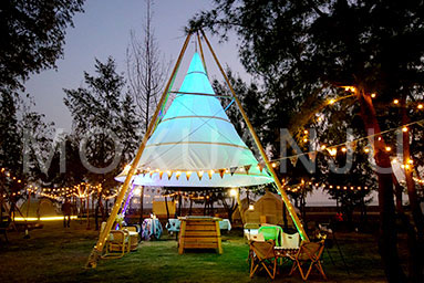 Latitude 22 Bamboo Lantern Tent