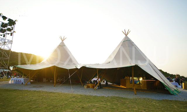 Two Tipis for Dining