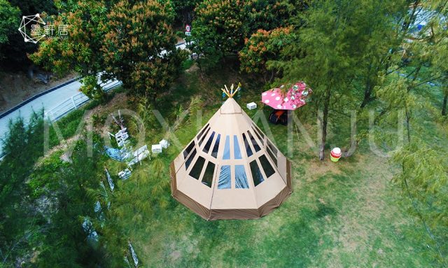 large luxurious style Tipis