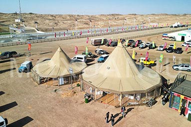 Tipi Event Tent for Desert Racing