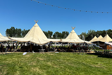 Event in a Tipi Tent