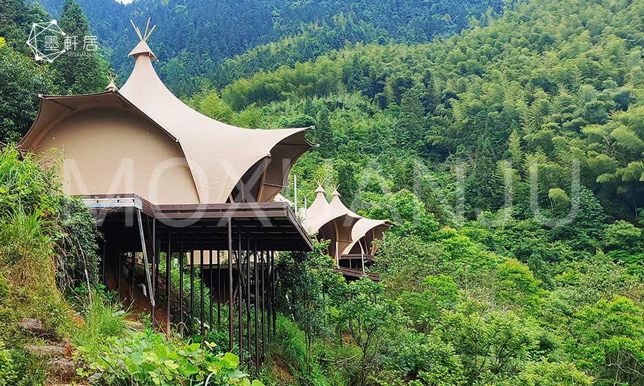 Cómo construir una plataforma para tienda de campaña glamping? - Tienda  Glamping MoxuanJu