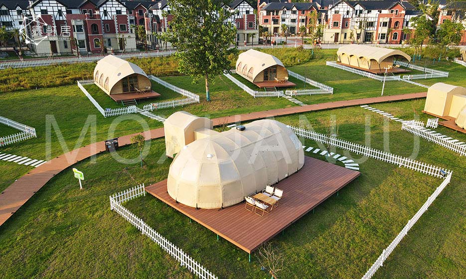 Cómo construir una plataforma para tienda de campaña glamping? - Tienda  Glamping MoxuanJu