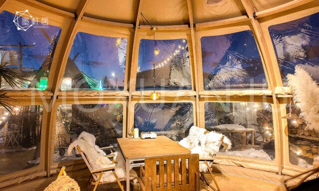 Winter Glamping in Panorama Tent (7)