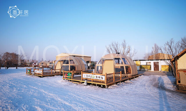 Winter Glamping in Panorama Tent (8)