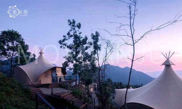 3 Luxury glamping tents blending in with nature (2)