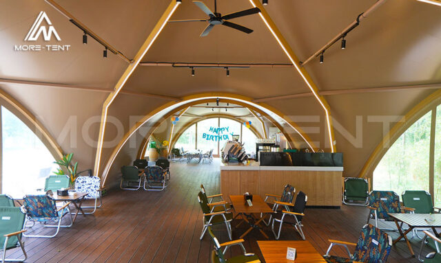 MORE TENT’s Canvas Safari Tent showcasing Indian inspired luxury design