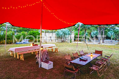 Red Stretch Tent
