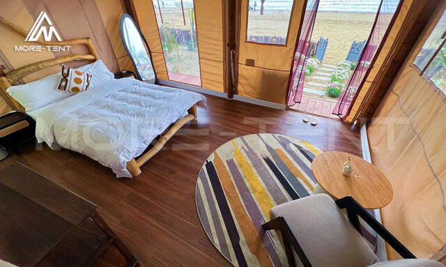 Glamping with sea view