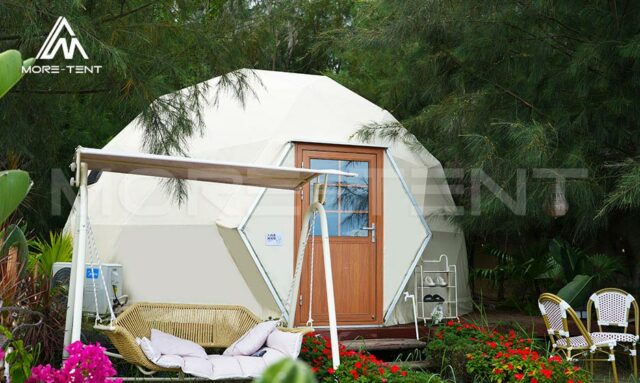 Seaside glamping