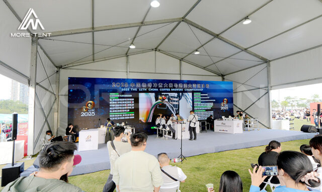 Coffee competition temporary venue by MORE TENT