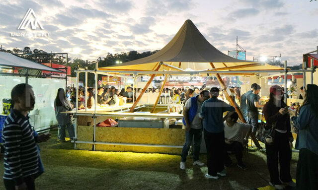 Custom Coffee Festival Tents by MORE TENT